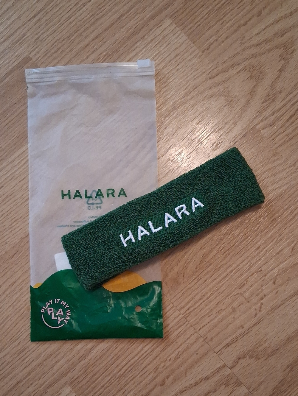 Halara NWT Green Sweat Band